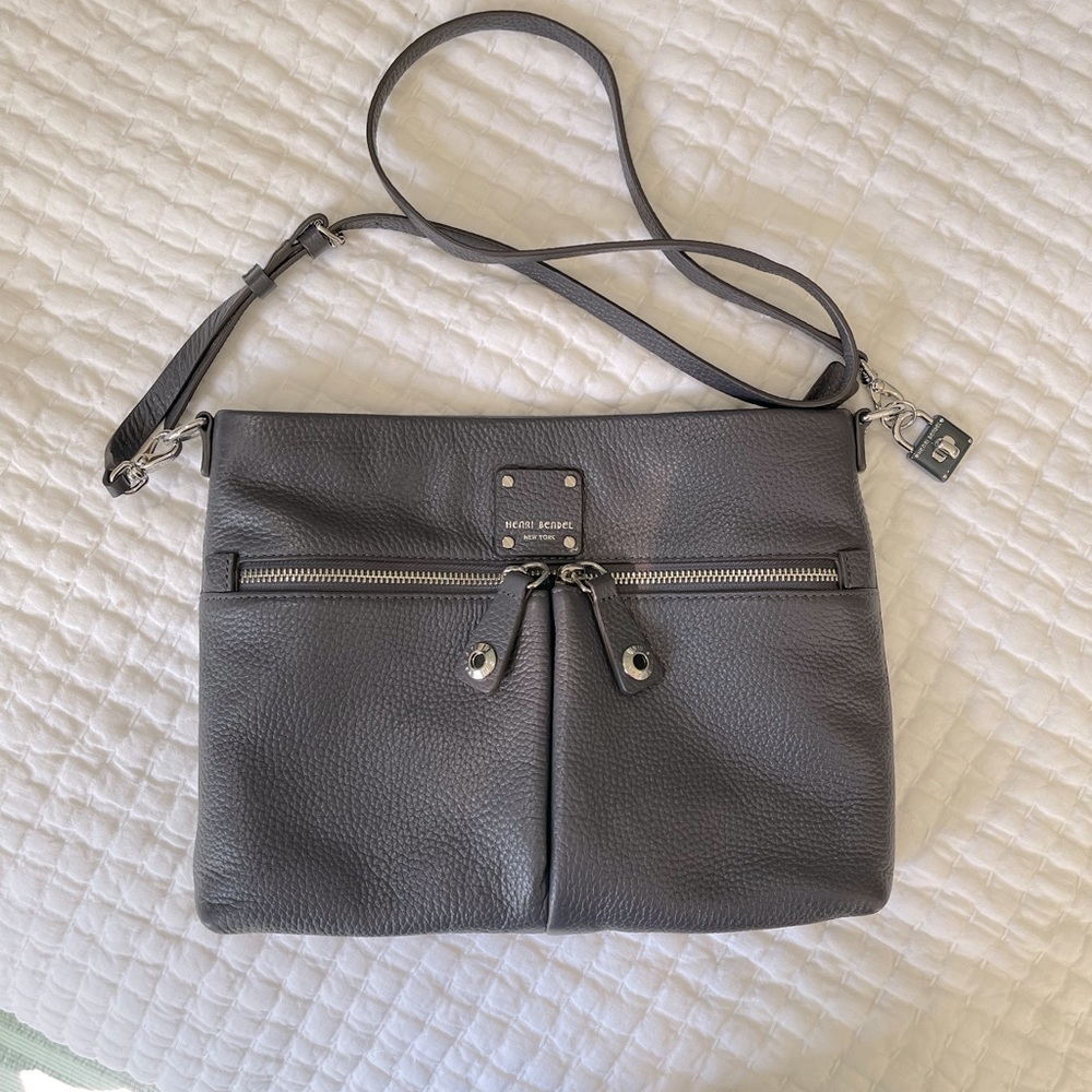 NWT Henri Bendel Leather Jetsetter Crossbody